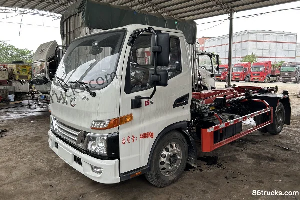 JAC G5 160 hp 4X2(6 wheels) 8-Speed Garbage Transport Truck (Ruiyate) Exterior (3) | 86Trucks