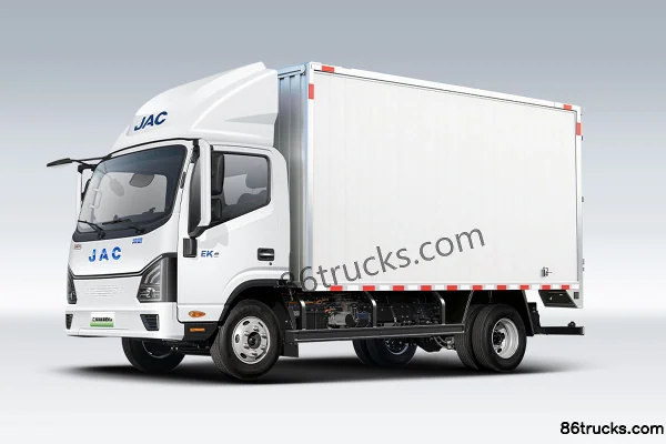 JAC Lingpao EK6 Air Brake 4.15m Single Row Pure Electric Box Light Truck EVE 103.48kWh 4X2(6 wheels) Exterior (3) | 86Trucks