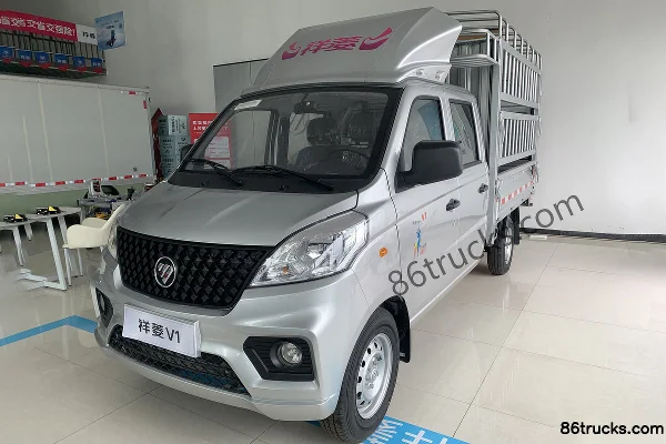 Foton Xiangling V1 1.5L 116 ch 4X2(6 roues) essence 2,3 m double rangée camion plateau à ridelles (China VI) Extérieur (3) | 86Trucks