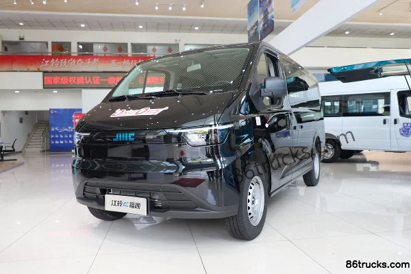 JMC E Fushun 2025 clear window version electric 5-seat 4.885m short wheelbase low roof van 41.86kWh Extérieur (3) | 86Trucks