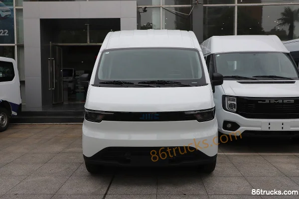 JMC E-Fushun 2025 Windowless 2-Seat Mid-Roof Mid-Wheelbase Electric Closed Van CATL 77.28kWh Exterior (2) | 86Trucks