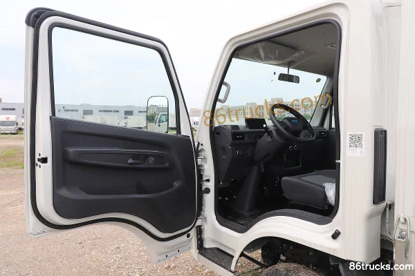 JMC E-Shunda 3.7m Single Row Pure Electric Flatbed Light Truck Shidai Xin'an 63.75kWh 4X2(6 roues) Cabine (1) | 86Trucks
