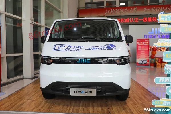 JMC E Fushun 2025 Windowed Edition 7-seat medium wheelbase low roof electric light bus CATL 77.28kWh Exterior (2) | 86Trucks