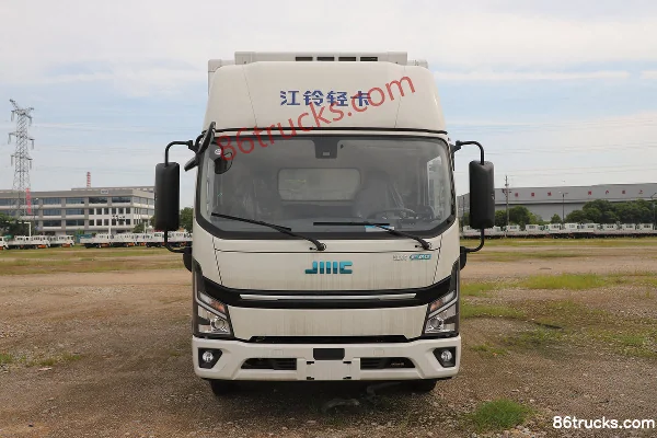 JMC E-Luda 4X2(6 roues) camion frigorifique 100% électrique cabine simple 4,11 m CATL 140,41 kWh Extérieur (2) | 86Trucks