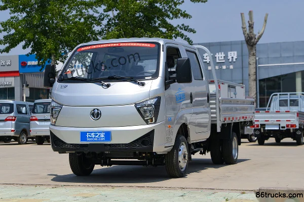Feidi GX 1.6L Gasoline 122 hp 4X2(6 wheels) 5-Speed 3.02m Double Row Flatbed Mini Truck Exterior (3) | 86Trucks