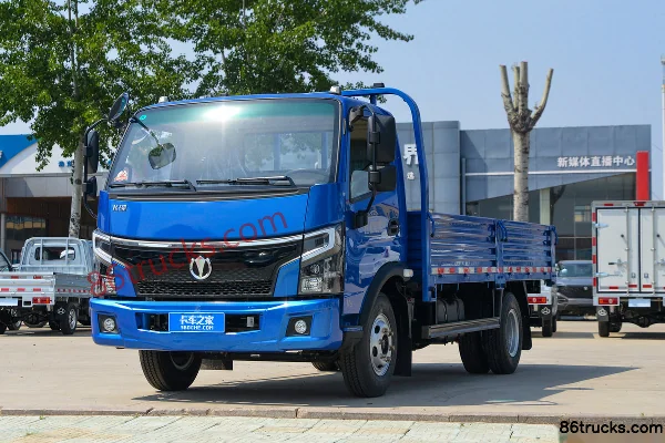 Feidi V3 Series 124 hp 4X2(6 wheels) 4.2m Flatbed Light Truck with Single Row Cab Exterior (3) | 86Trucks