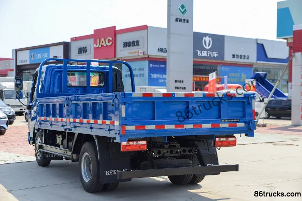 Feidi V5 2.5L Diesel 150hp 4X2(6 wheels) Changtai 8-Speed 4.13m Single Row Flatbed Light Truck Body (3) | 86Trucks