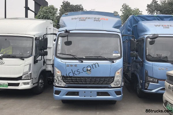 Lanqing Auto Yue EN frein pneumatique 4,18 m cabine simple camion léger électrique pur à ridelles FinDreams 131,98 kWh 4X2(6 roues) Extérieu