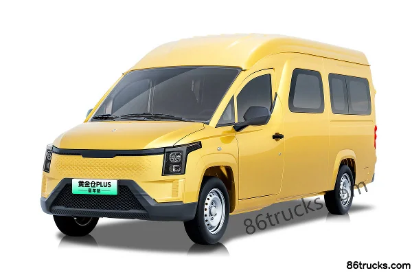 Lingshi Gold Warehouse PLUS 2026 Passenger Van 6-Seat Electric Light Bus CATL 55.64kWh Exterior (3) | 86Trucks