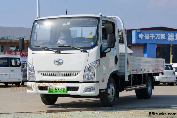 Yuejin Dana T2 Hydraulic Brake 4.2m Single Row Pure Electric Panel Light Truck Lishen 74.47kWh 4X2(6 wheels) Exterior (3) | 86Trucks
