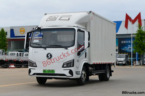 SHACMAN Commercial Vehicle Zhiyun S300 modèle 2025 édition Tianxing 4,2 m fourgon électrique pur cabine simple batterie CATL 100,07 kWh 4X2(