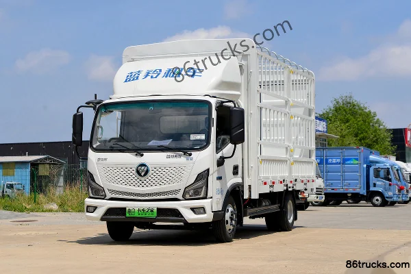 Auman Zhilan ES 4.5T 4.17m Single-row Pure Electric Stake Truck (Air Brake) 100.46kWh 4X2(6 wheels) Exterior (3) | 86Trucks