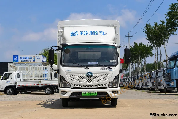 Auman Zhilan ES 4.5T 4.17m Single-row Pure Electric Stake Truck (Air Brake) 100.46kWh 4X2(6 wheels) Exterior (2) | 86Trucks