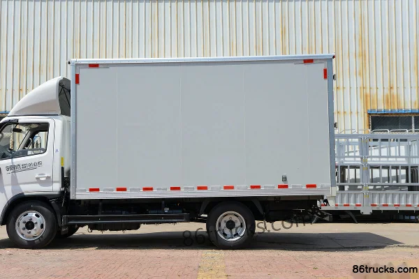 Times Leader S1 2.5L Diesel 150hp 4X2(6 wheels) WLY 5-Speed Air Brake 3.85m Single Row Van Small Truck Body (2) | 86Trucks