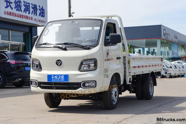 Foton Xiangling M1 Pro Luxe 1.6L 122 ch 4X2(6 roues) Essence Camion plateau simple cabine 3,05 m (pneu arrière simple) Extérieur (3) | 86Tru