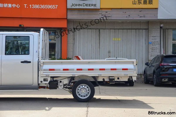Foton Q Split Body 2.5m Double Row Pure Electric Stake Mini Truck Aiyike 50.23kWh 4X2(6 wheels) (2) | 86Trucks