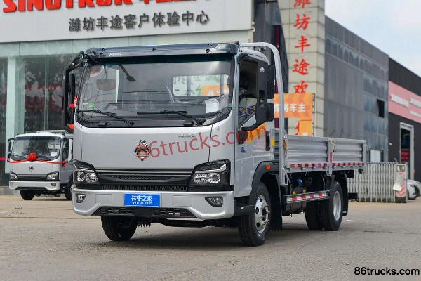 Sinotruk HOWO Hanjiang 2019 150 ch 4X2(6 roues) camion léger à ridelles 4,15 m cabine simple (cabine étroite) Extérieur (3) | 86Trucks