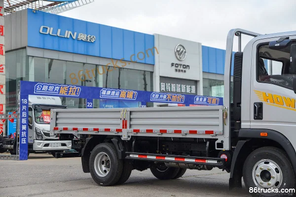 Sinotruk HOWO Hanjiang 2019 150 ch 4X2(6 roues) camion léger à ridelles 4,15 m cabine simple (cabine étroite) Carrosserie (1) | 86Trucks