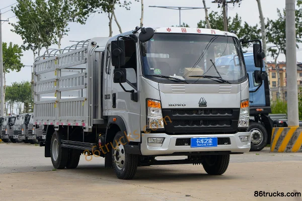 Sinotruk HOWO Hanjiang M3 2.3L diesel 140 ch 4X2(6 roues) 8 vitesses camion porteur à ridelles 4,15 m monoplace Extérieu