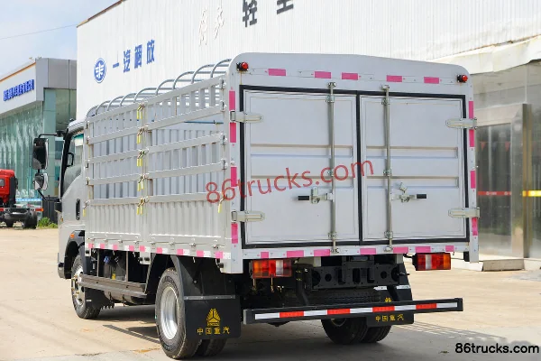 Sinotruk HOWO Hanjiang M 145 hp 4X2(6 wheels) 3.65m single-row cage cargo light truck (WLY 8-speed) Body (3) | 86Trucks