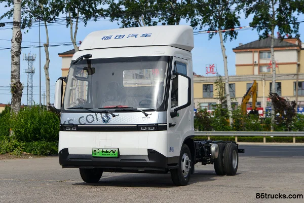 Foton Extreme Electric Standard Top 4.2m Single Row Pure Electric Cage Cargo Light Truck CATL 140.41kWh 4X2(6 wheels) Exterior (3) | 86Truck