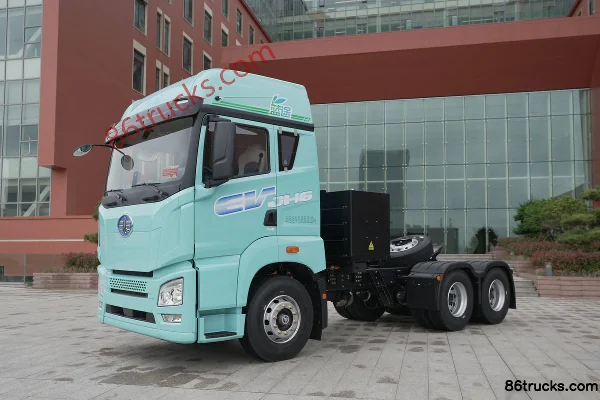 FAW Jiefang Qingdao JH6 6X4(10 wheels) Pure Electric Tractor Truck Yiwei 447.39kWh Exterior (3) | 86Trucks