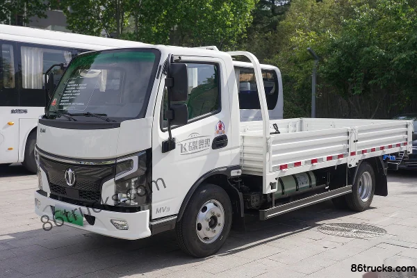 Feidi MV3 2L CNG 122hp 4X2(6 wheels) WLY 5-speed 4.15m single-row flatbed light truck Exterior (3) | 86Trucks