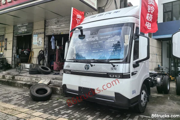 Foton Jidian Biaoding 4.2m Single Row Pure Electric Van Light Truck CATL 100kWh 4X2(6 wheels) Exterior (3) | 86Trucks