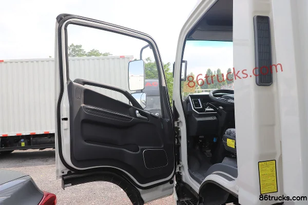 JAC Junling V7 141 hp 4X2(6 wheels) 6.2 m single-row van cargo truck Cab (1) | 86Trucks