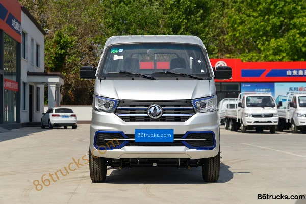 Dongfeng W08 1.6L Gasoline 123 hp 4X2(6 wheels) WLY 5-Speed Dual Rear Wheels 3.7m Single Row Flatbed Mini Truck Exterior (2) | 86Trucks