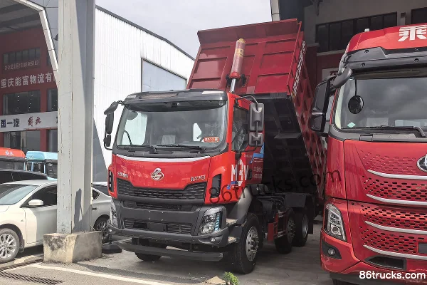 Dongfeng M3V 6.9L Diesel 330hp 6X4(10 wheels) Fast Gear 10-Speed 5.2m Dump Truck Exterior (3) | 86Trucks