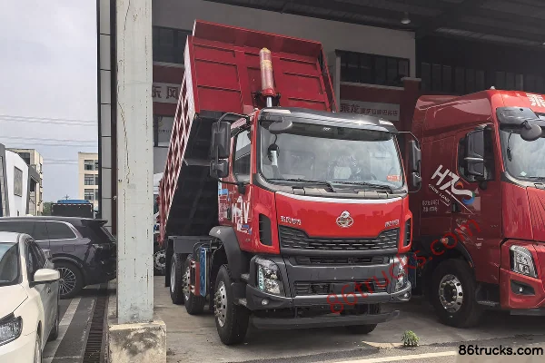 Dongfeng M3V 6.9L Diesel 330hp 6X4(10 wheels) Fast Gear 10-Speed 5.2m Dump Truck Exterior