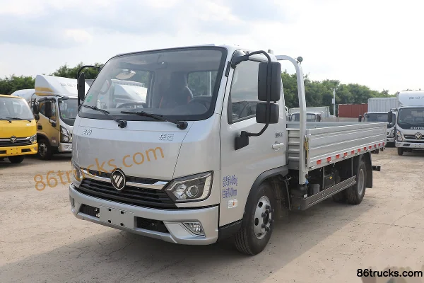 Foton Xin Jieyun Roi du sous-sol 2,5L diesel 155 ch 4X2(6 roues) 6 vitesses 4,17 m cabine simple camion léger plateau Extérieur (3) | 86Truc