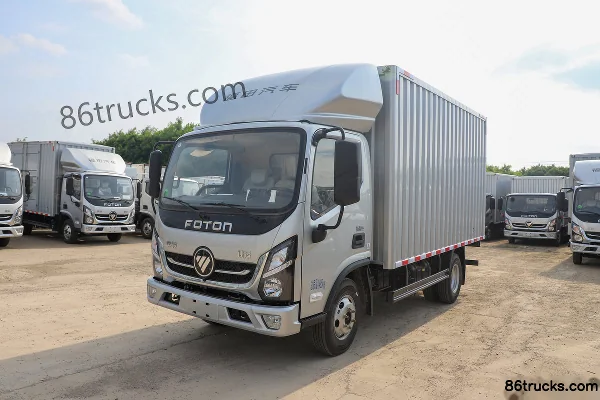 Foton Aoling New Jieyun Youth Invincible Edition 150hp 4X2(6 wheels) 4.14m single-row van light truck Exterior (3) | 86Trucks
