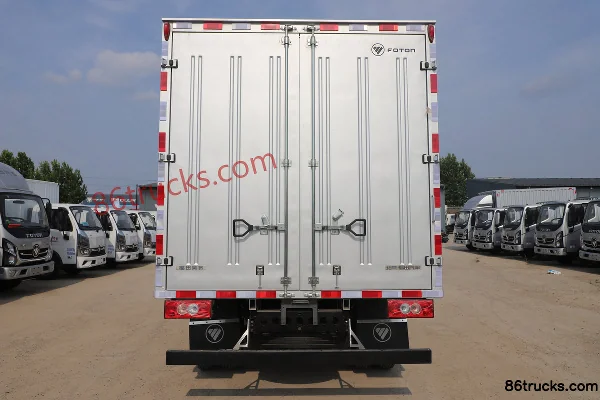 Foton Aoling New Jieyun Youth Invincible Edition 150hp 4X2(6 wheels) 4.14m single-row van light truck Body (3) | 86Trucks
