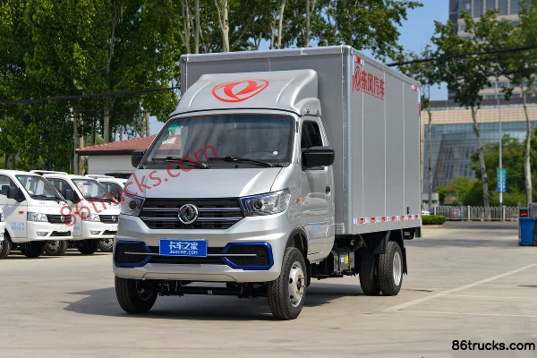 Dongfeng W08 1.6L Gasoline 123 hp 4X2(6 wheels) WLY 5-speed Hydraulic Brake 3.7m Single Row Van Mini Truck Exterior (3) | 86Trucks