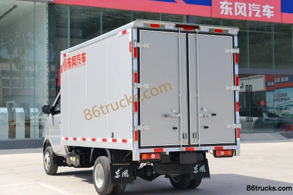 Dongfeng W08 1.6L Gasoline 123 hp 4X2(6 wheels) WLY 5-speed Hydraulic Brake 3.7m Single Row Van Mini Truck Body (3) | 86Trucks