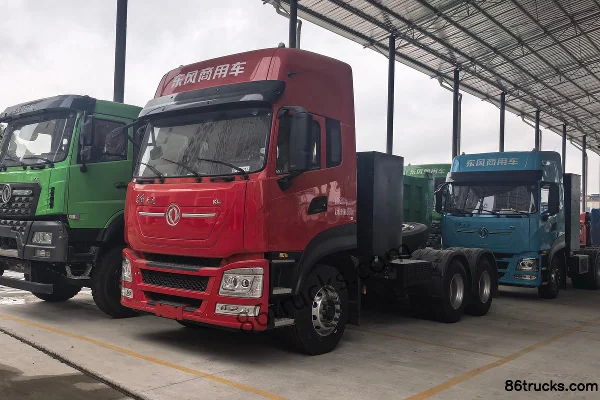 Dongfeng Tianlong KL 6X4(10 roues) High Roof Pure Electric Tractor Truck CATL 400kWh Extérieur (3) | 86Trucks