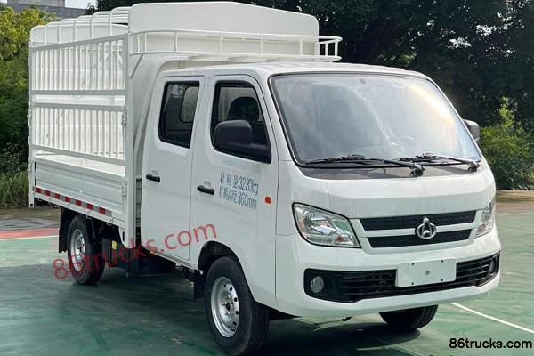 Changan Kuayue Zhe D1 luxe 1.6L essence 122 ch 4X2(6 roues) Landai 5 vitesses mini camion fourgon à ridelles double cabi