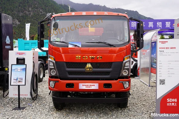 Sinotruk HOWO Mengshi 4.1L Diesel 200 hp 4X2(6 wheels) Fast Gear 10-speed 3.8m Short Cab Dump Truck Exterior (2) | 86Trucks