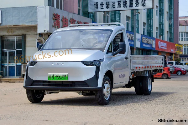 Huolala Duola 3m8 Feiyue Edition Hydraulic Brake 3.8m Single Row Pure Electric Flatbed Micro Truck CATL 56kWh 4X2(6 wheels) Exterior (3) | 8