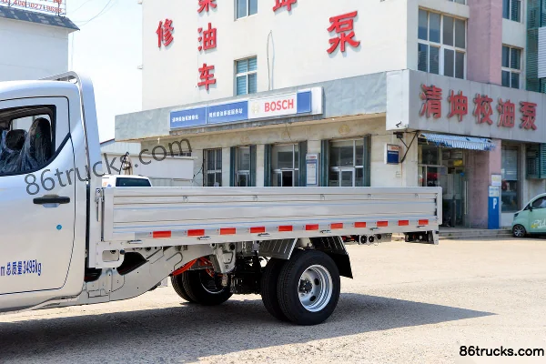 Huolala Duola 3m8 Feiyue Edition Hydraulic Brake 3.8m Single Row Pure Electric Flatbed Micro Truck CATL 56kWh 4X2(6 wheels) Body (1) | 86Tru