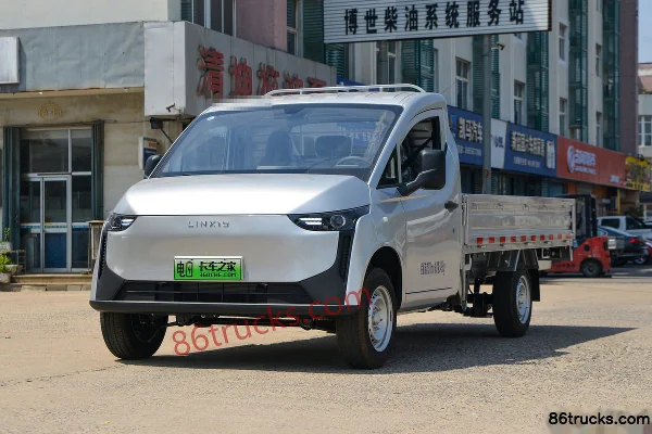 Huolala Duola Small Truck Leap Edition 3.355m Single Row Pure Electric Flatbed Mini Truck CATL 56kWh 4X2(6 wheels) Exterior (3) | 86Trucks