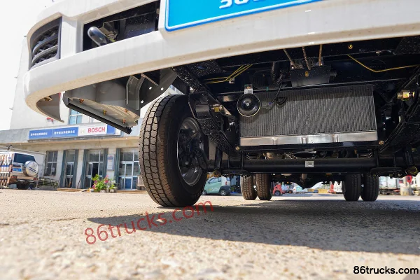 Kama K1 1.6L 120 ch 4X2(6 roues) essence camion plateau micro benne 3,56 m cabine simple Châssis (2) | 86Trucks
