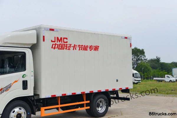 JMC New Shunda Standard Edition 2.5L Diesel 136hp 4X2(6 wheels) WLY 5-Speed 3.7m Single Row Van Light Truck Body (2) | 86Trucks