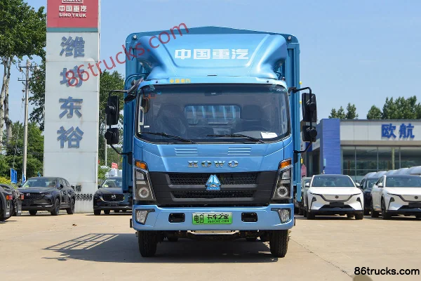 Sinotruk Hanjiang H400 4.2m Single Row Pure Electric Cage Van Light Truck CATL 140.41kWh 4X2(6 wheels) Exterior (2) | 86Trucks