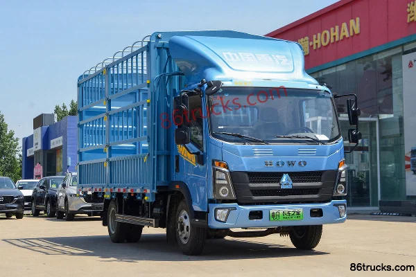 Sinotruk Hanjiang H400 4.2m Single Row Pure Electric Cage Van Light Truck CATL 140.41kWh 4X2(6 wheels) Exterior