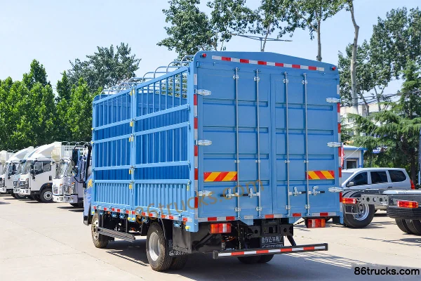 Sinotruk Hanjiang H400 4.2m Single Row Pure Electric Cage Van Light Truck CATL 140.41kWh 4X2(6 wheels) Body (3) | 86Trucks