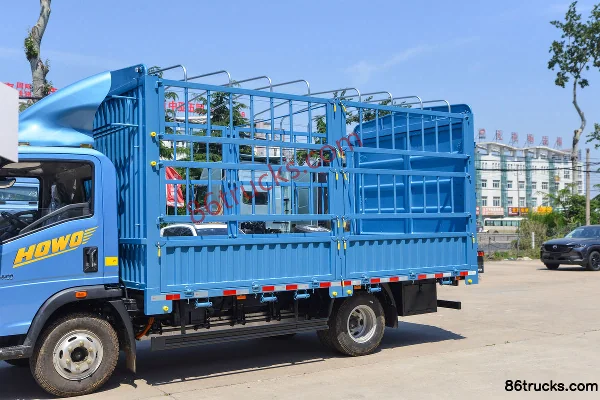 Sinotruk Hanjiang H400 4.2m Single Row Pure Electric Cage Van Light Truck CATL 140.41kWh 4X2(6 wheels) Body (1) | 86Trucks