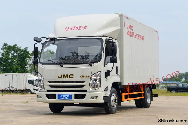JMC Kaiwei Medium Body 143hp 4X2(6 wheels) 4.2m Single Row Van Light Truck (China VI)(Air Brake) Exterior (3) | 86Trucks
